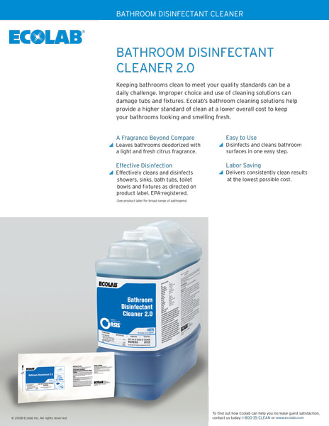 Bathroom Disinfectant Cleaner 20