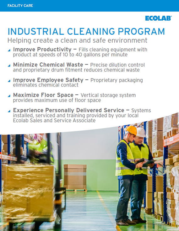 Industrial Cleaning Program Sell Sheet