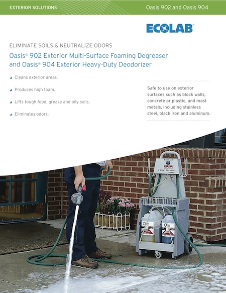 Oasis 902 Exterior Multi Surface Foaming Degreaser
