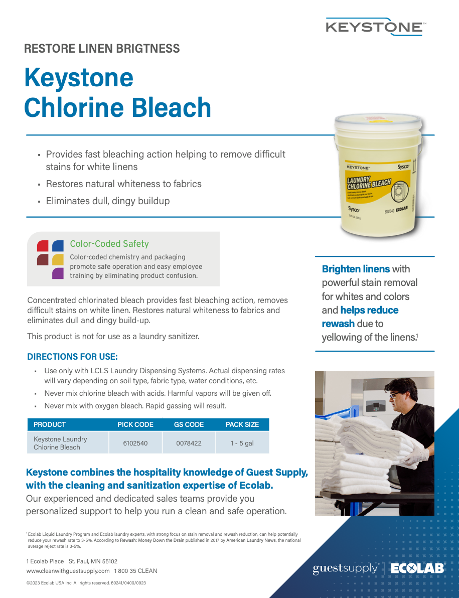 Keystone Liquid Bleach Cleaner