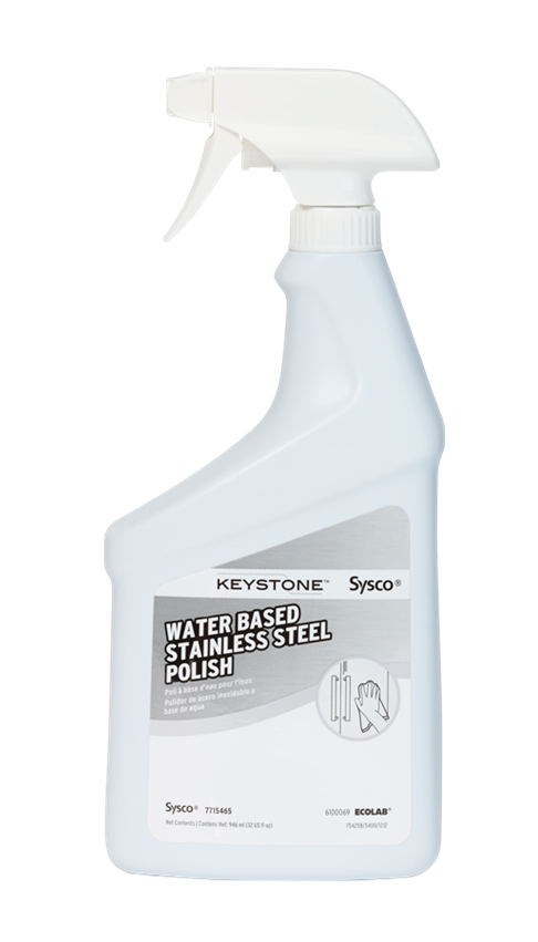 Stainless Steel Cleaner and Polish. High performance water-based  formulation for high-traffic areas such as transit stations, escalators,  and elevators. Ideal for weekly residential applications, Clean City Pro  Stainless Steel Cleaning Polish makes